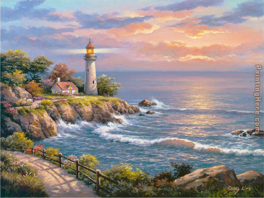 Point painting - Sung Kim Point art painting